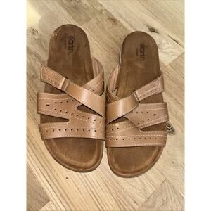 Earth Origins Women's Sandals Sz 11 Wide Slides Adjustable Comfort Capsule Beach